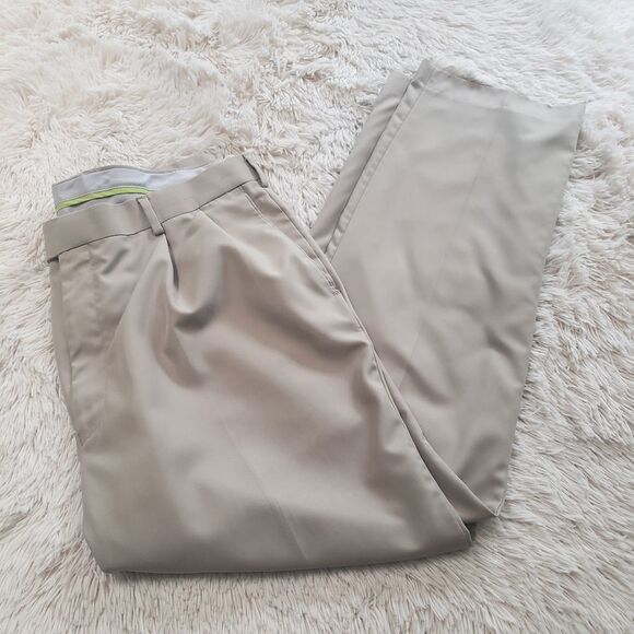 𝅺louis Raphael Khaki golf pants size 40x32 - Picture 1 of 9